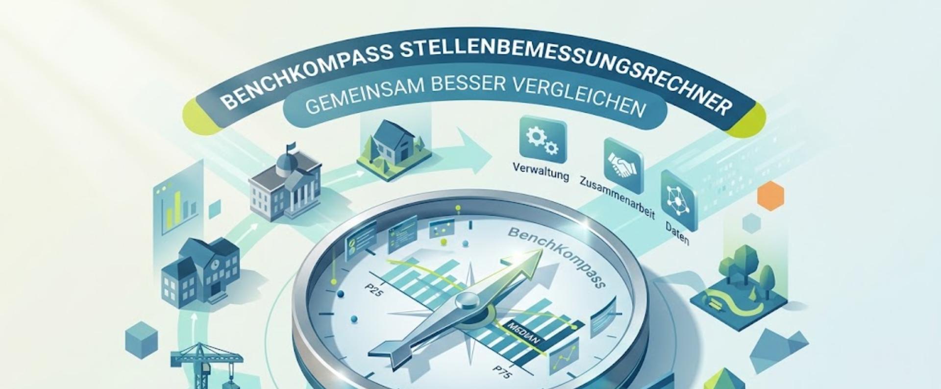 Stellenbemessungsrechner OptiSo BenchKompass – Kommunaler Personalvergleich mit 62 Stellenplänen
